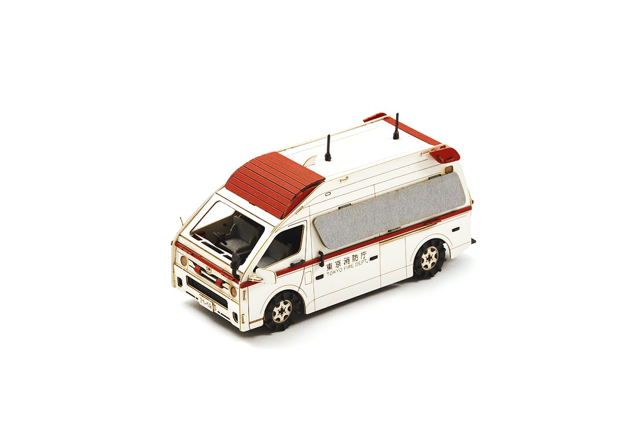 Amazon.co.jp: あおぞら(Aozora) カーズクラフト 救急車 CC-E3 : おもちゃ